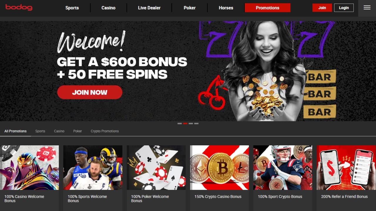 Bodog bonuses