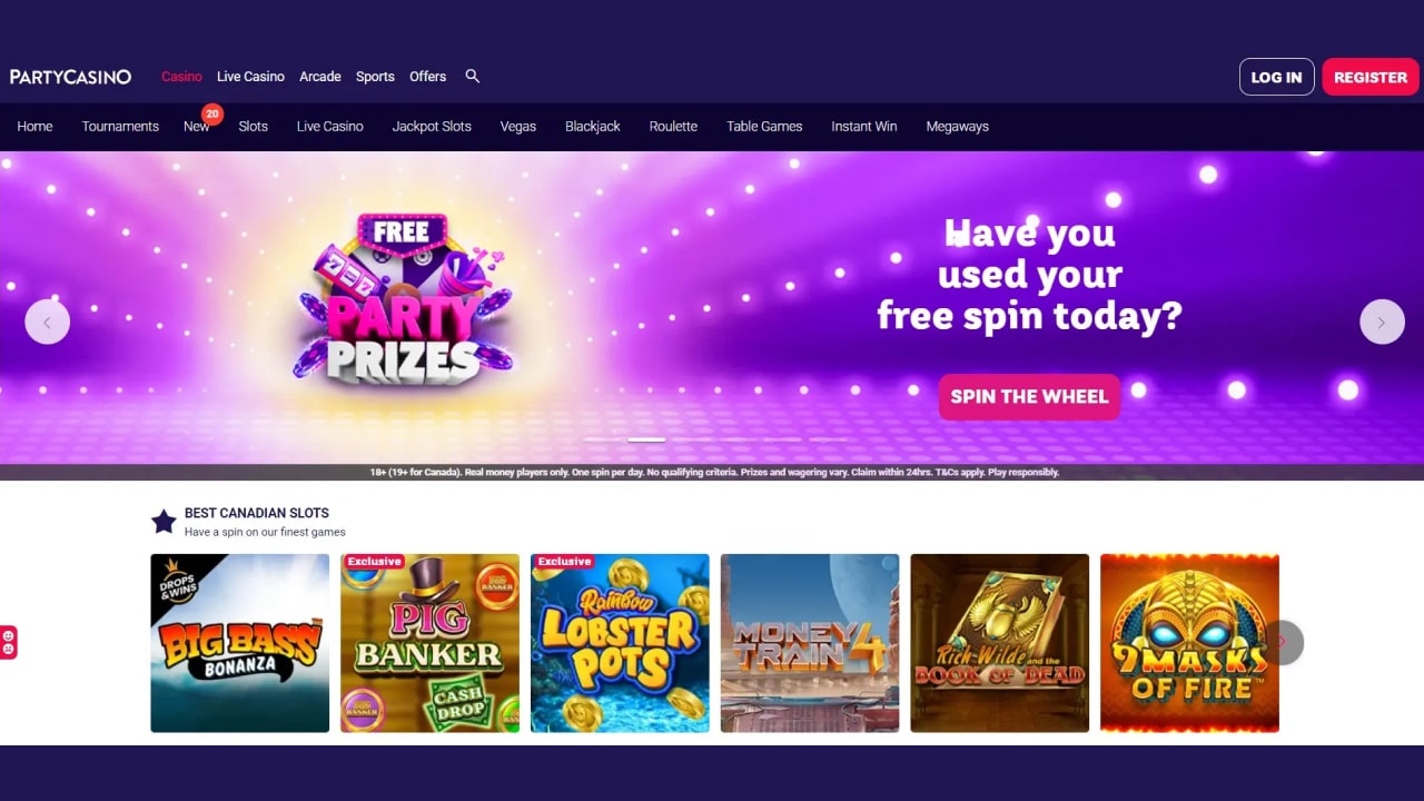 Party Casino Online Casino Games