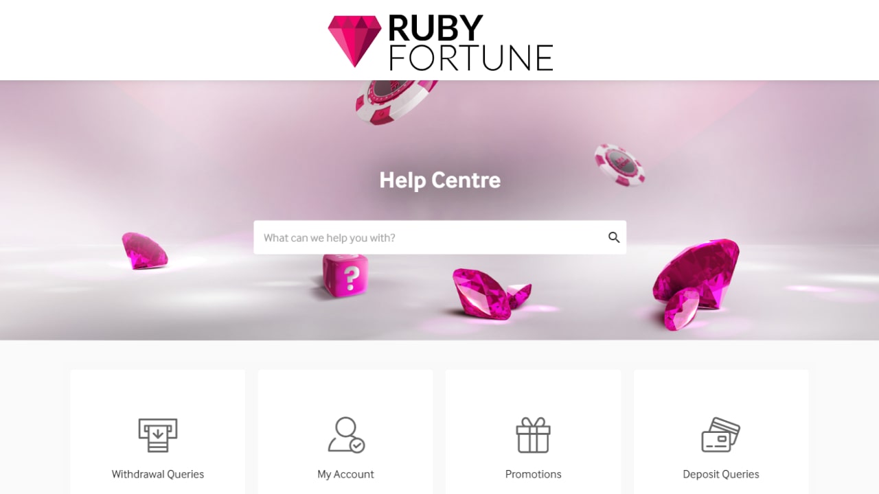 Ruby Fortune customer support