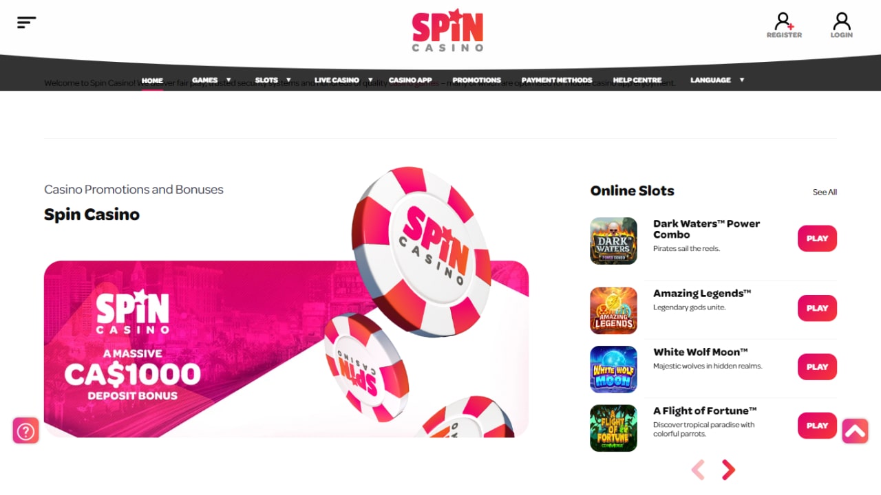 Spin Casino canada