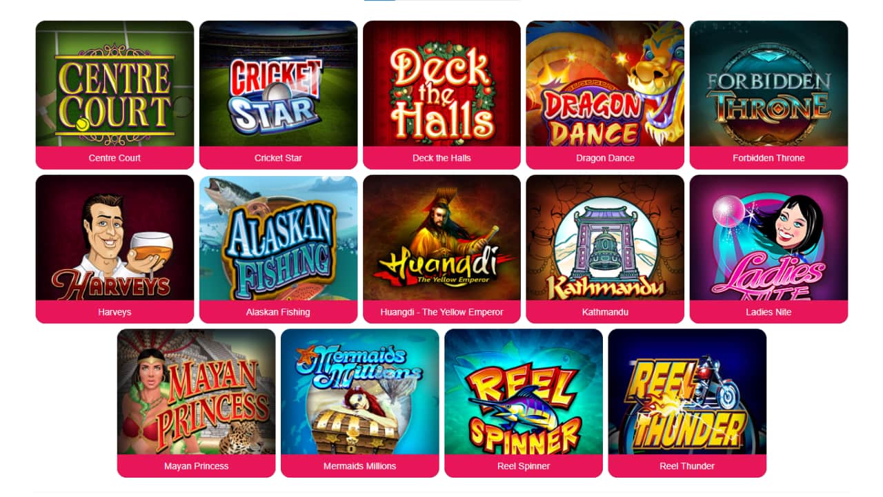 Spin Palace online games