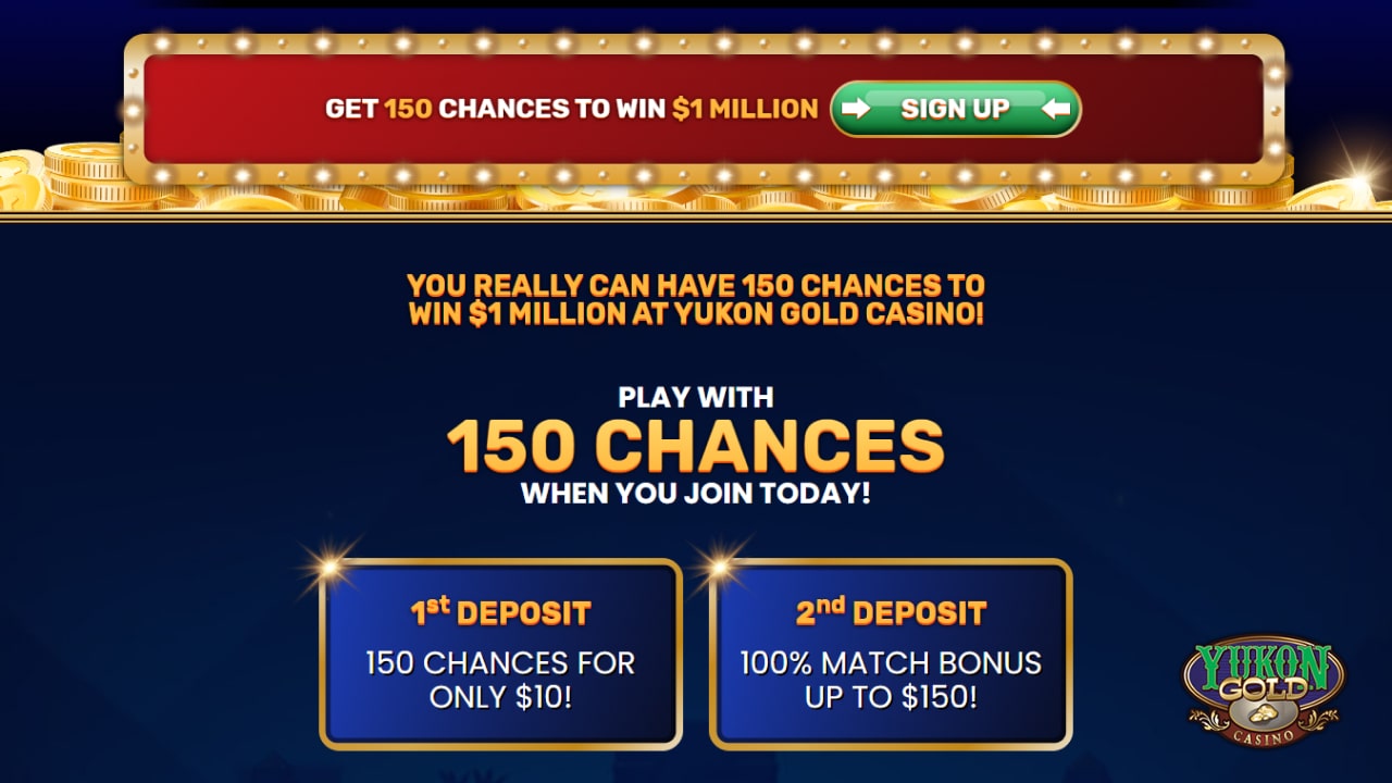 Yukon gold casino bonuses